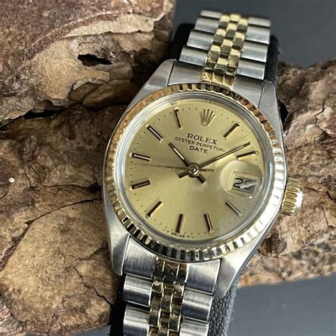 rolex oyster perpetual date automatic goud staal 6517|Rolex Oyster Perpetual Lady Date 6517 .